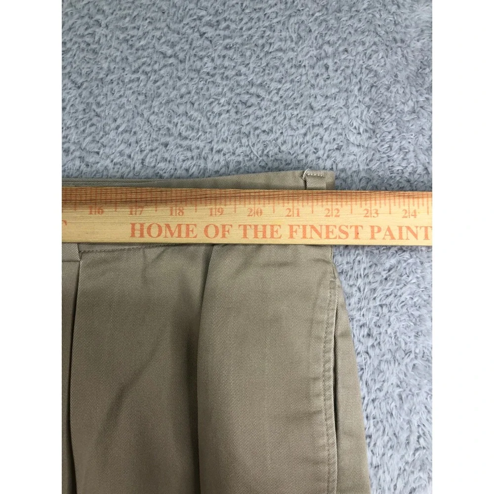 Bills Khakis Pants Men 44x28 Tan M1P Made in USA Pleated Chino